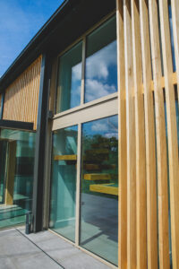 Modern window installation: “Triple-glazed aluminium window in a modern home”