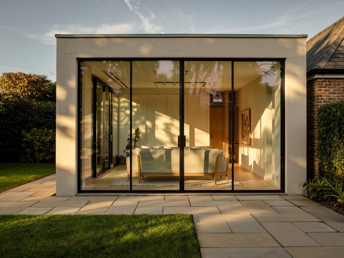 Minimal Sightline sliding doors